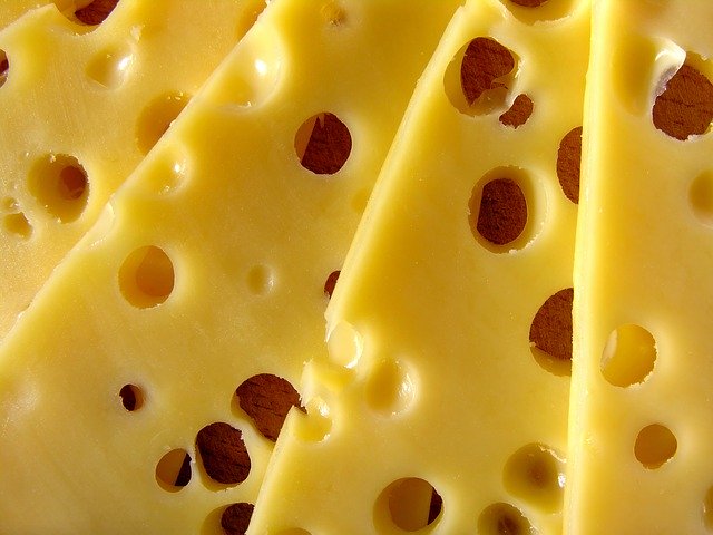 nakrájený sýr