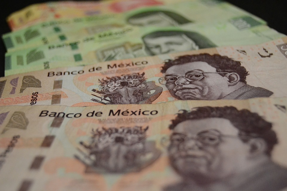 mexické bankovky